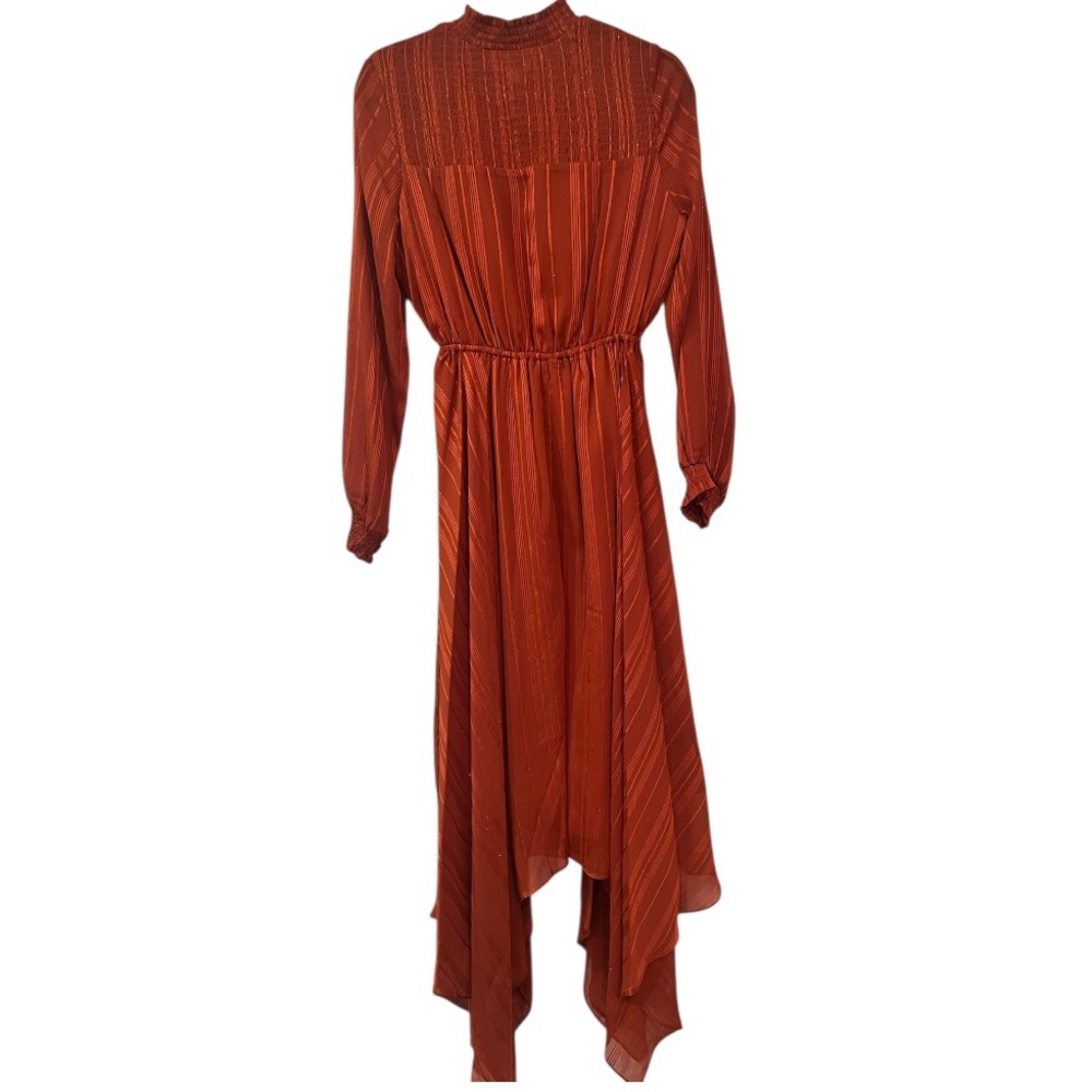 NANETTE NANETTE LEPORE
Women's Smocked Handkerchief Hem Midi Dress Size 6 NWT - Picture 3 of 12